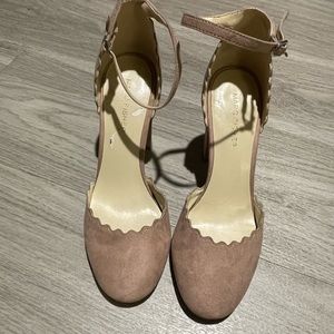 Marc Fisher Pink Blush Block Heels Size 7M